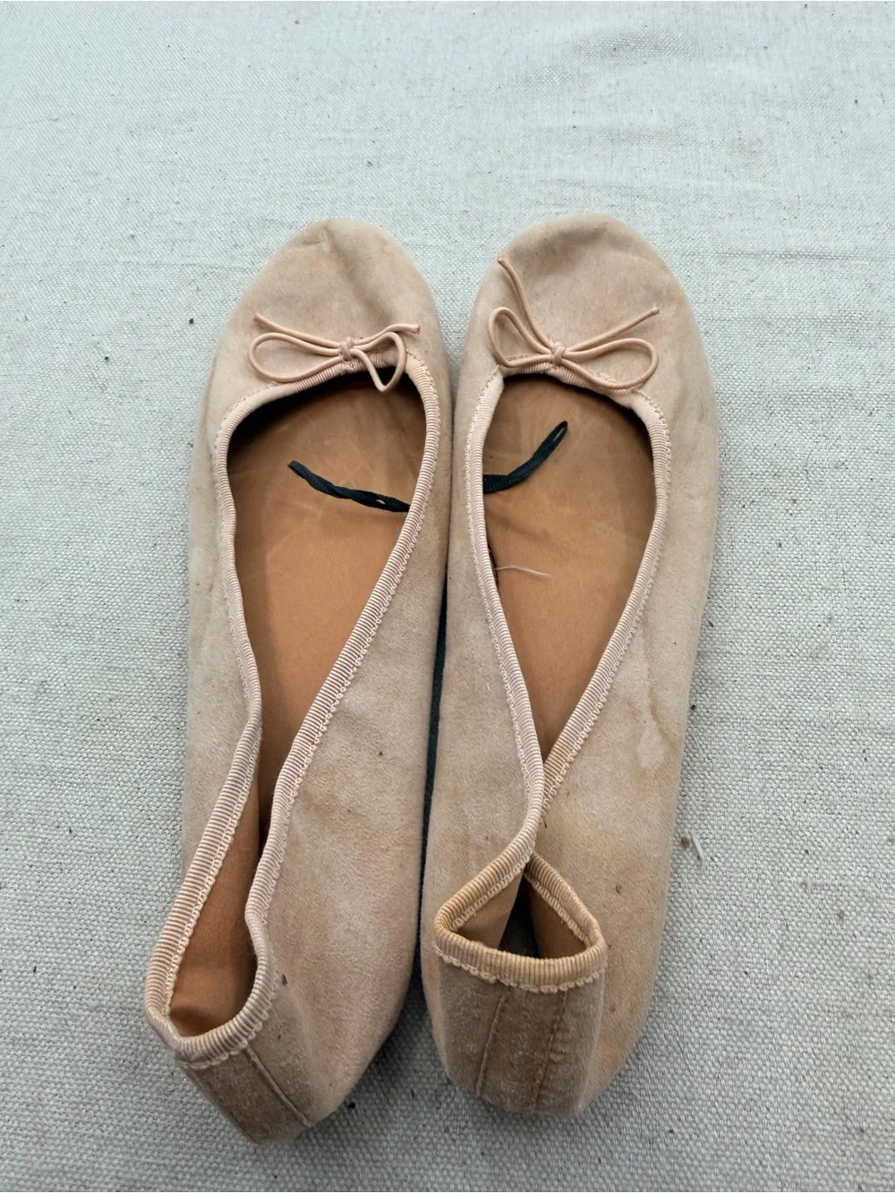 H&M Nude  Ballet Flats with Bow